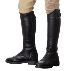 Kids Horze Rover Tall Boot -Cavalleria Toscana Store kids rover tall boot rider black horze 33133.1669683441