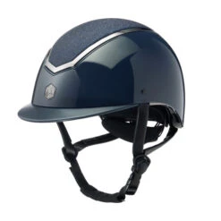 Charles Owen Kylo EQx Helmet Sparkly -Cavalleria Toscana Store kylo eqx sparkly standard navy side CO 56473.1687281445