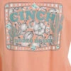 Ladies Cinch Rodeo Brand Tee Short Sleeve -Cavalleria Toscana Store lds rodeo brand ss coral detail MSK7901001 cinch 52783.1677609770