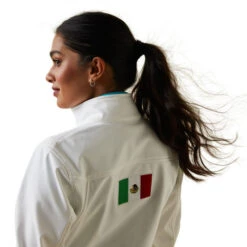 Ariat Team Softshell Mexico Jacket 13 Ariat Team Softshell Mexico Jacket -Cavalleria Toscana Store lds team mexico jacket white back 10043548 ariat 78634.1673560277