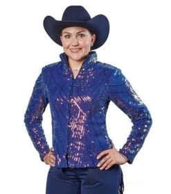 Hobby Horse Luminous Show Jacket -Cavalleria Toscana Store luminous show jacket indigo front 1926 hobby horse 48899.1584055445