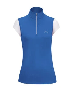 RJ Classics Luna 37.5 Sleeveless Training Shirt -Cavalleria Toscana Store luna 37.5 sleeveless shirt nebulas blue front LU515 rj classics 75393.1637446064