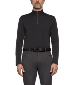 Men's Cavalleria Toscana Tech Wool Zip Turtleneck -Cavalleria Toscana Store men tech wool turtleneck grey front POU222 LC001 CT 52769.1606957273
