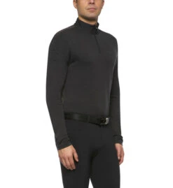 Men's Cavalleria Toscana Tech Wool Zip Turtleneck -Cavalleria Toscana Store men tech wool turtleneck grey side POU222 LC001 CT 89003.1606957276