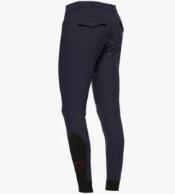 Men's Cavalleria Toscana Dressage Breeches Full Grip 9 Men's Cavalleria Toscana Dressage Breeches Full Grip -Cavalleria Toscana Store mens fg breeches smoky blue back PAU054 JE010 7E00 ct 01088.1661022370