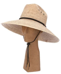 Men's Dorfman Overcast Lifeguard Hat -Cavalleria Toscana Store mens overcast palm hat natural form MS461OS NATURAL dorfman 34259.1691271592
