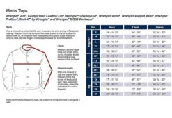 Men's Wrangler Flannel Lined Work Shirt -Cavalleria Toscana Store mens shirt jacket size chart wrangler 02485.1689642317