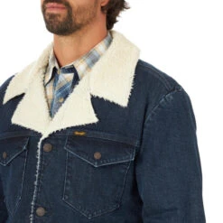 Men's Wrangler Wrange Jacket -Cavalleria Toscana Store mens wrange jacket denim collar 112318516 wrangler 39858.1661913767