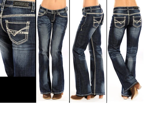 Rock & Roll Mid Rise Riding Jean 4 Rock & Roll Mid Rise Riding Jean - Image 2