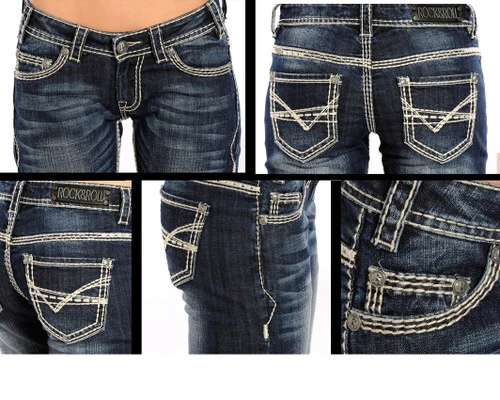 Rock & Roll Mid Rise Riding Jean 3 Rock & Roll Mid Rise Riding Jean