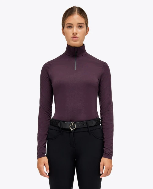 Cavalleria Toscana Mini Flock CT 1/4 Zip Top 3 Cavalleria Toscana Mini Flock CT 1/4 Zip Top