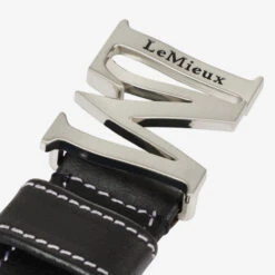 LeMieux Monogram Belt -Cavalleria Toscana Store monogram belt black detail IT03144002 lemieux 56432.1679788664