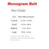 LeMieux Monogram Belt -Cavalleria Toscana Store monogram belt size guide lemieux 68382.1679788681