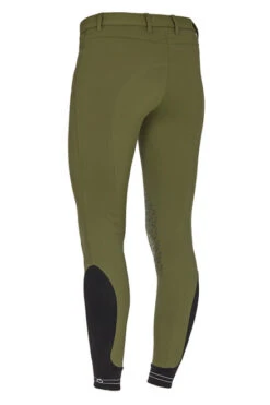 Cavalleria Toscana New Grip Logo Tape Breeches -Cavalleria Toscana Store new grip logo tape breech olive back PAD133 PA010 cavalleria 37896.1625604005