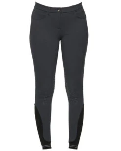Cavalleria Toscana New Grip Logo Tape Breeches -Cavalleria Toscana Store new grip logo tape dark grey front PAD133 PA010 8989 CT 79350.1625603987