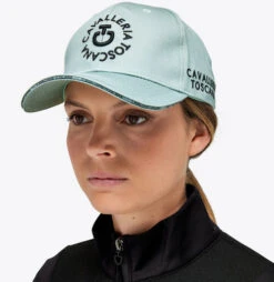 Cavalleria Toscana Orbit Cap -Cavalleria Toscana Store orbit cap teal lifestyle CPU021 GA021 5L00 cavalleria toscana 06131.1687361090