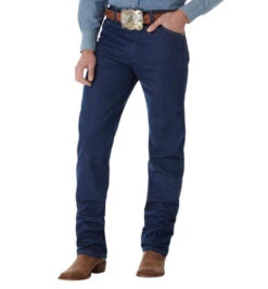 Men's Wrangler Cowboy Cut Original Fit Jeans -Cavalleria Toscana Store original fit cowboy cut indigo front 13MWZPW wrangler 33861.1658437450