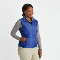 Piper Down Vest -Cavalleria Toscana Store piper down vest sapphire side 30464 smartpak 23079.1665873024