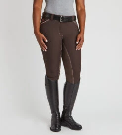 Piper Evolution Breeches Full Seat -Cavalleria Toscana Store piper evolution fs brown pink front 33064 smartpak 52731.1665609301