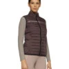 Cavalleria Toscana Team Puffer Vest -Cavalleria Toscana Store puffer vest burgundy side GLD266 NY092 3A00 CT 49039.1660262962
