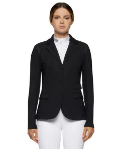 Cavalleria Toscana R-EVO Jersey Tech Knit Show Jacket -Cavalleria Toscana Store r evo lt tech knit jacket black front GGD036 JC019 9999 CT 94194.1641944219