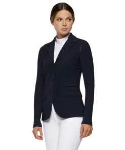 Cavalleria Toscana R-EVO Jersey Tech Knit Show Jacket -Cavalleria Toscana Store r evo lt tech knit jacket navy front GGD036 JC019 7901 CT 76115.1641944216