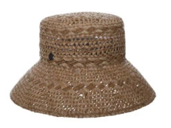 Biltmore Sweet Creature Raffia Bucket Hat -Cavalleria Toscana Store raffia bucket hat natural right front BVC102 NATURAL biltmore 50696.1691343374