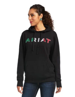 Ariat REAL Mexico Hoodie 9 Ariat REAL Mexico Hoodie -Cavalleria Toscana Store real mexico hoodie black front 10038930 ariat 96043.1636499006