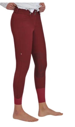 For Horses Remie Knee Grip Breeches -Cavalleria Toscana Store remie knee grip breech bordeaux for horses 06896.1596235090