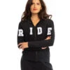 Goode Rider RIDE Hoodie -Cavalleria Toscana Store ride hoodie sweatshirt blk.hthr front 16161 7159 goode rider 06084.1684531958