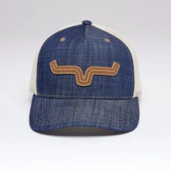 Kimes Ranch Roped LP Trucker Hat 15 Kimes Ranch Roped LP Trucker Hat -Cavalleria Toscana Store roped lp trucker hat denim front 842606179199 kimes 93831.1684194393