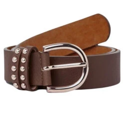 Horze Rose Gold Buckle Belt -Cavalleria Toscana Store rose gold buckle belt bison dark brown 33394 BDBB horze 27135.1648673531