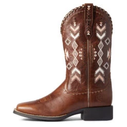 Ariat Round Up Skyler Western Boot -Cavalleria Toscana Store round up skyler canyon side 10038327 ariat 68364.1636495255