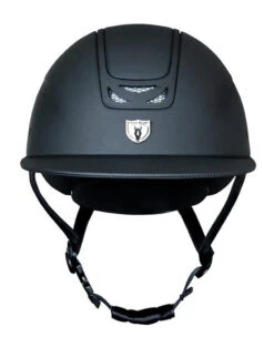 Tipperary Royal Wide Brim Equestrian Helmet -Cavalleria Toscana Store royal wide brim helmet black front 9500W tipperary 96067.1574815598