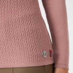 B Vertigo Ruth 1/4 Zip Sweater -Cavalleria Toscana Store ruth sweater old rose pink hip 33546 ORPI b vertigo 92072.1667873051