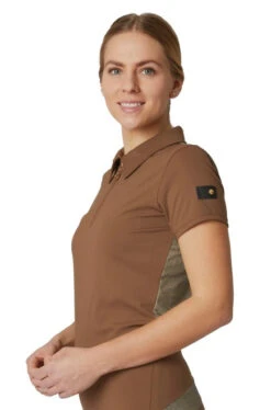 Horze Sagira Quick Dry Top 15 Horze Sagira Quick Dry Top -Cavalleria Toscana Store sagira quick dry top bison brown side 33571 bdbr horze 31219.1652040435