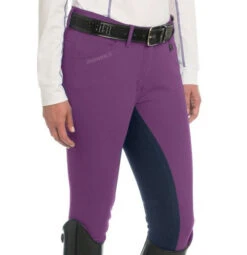 Romfh Sarafina Full Seat Breeches Seasonal Colors -Cavalleria Toscana Store sarafina fs breech amethyst grey 468454 romfh 92650.1598727542