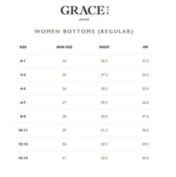 Grace In LA Easy Fit Classic Western Jean -Cavalleria Toscana Store size chart grace in la 97847.1657824296