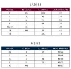 Men's Kingsland Kenton Breeches Knee Grip -Cavalleria Toscana Store size chart kingsland 06315.1665257507