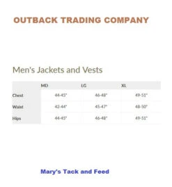 Men's Outback Trading Arden Jacket 18 Men's Outback Trading Arden Jacket -Cavalleria Toscana Store size chart men jacket vest outback 67460.1607207783