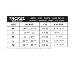 Troxel Intrepid Helmet 9 Troxel Intrepid Helmet -Cavalleria Toscana Store size chart troxel 63436.1598911019