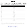 KASK Kooki Helmet -Cavalleria Toscana Store size guide kooki helmet kask 10404.1631828785