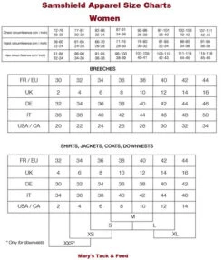 Samshield Florida Show Jacket -Cavalleria Toscana Store size guide women samshield 00682.1639081153