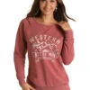Panhandle Western State Of Mind Sweatshirt -Cavalleria Toscana Store state of mind sweatshirt scarlet WLWT91R0SW panhandle 13335.1676685419