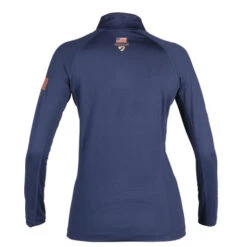 Aubrion Team Long Sleeve Base Layer -Cavalleria Toscana Store team base layer navy back 8515A aubrion 90221.1644439672