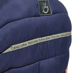 Cavalleria Toscana Team Puffer Vest 10 Cavalleria Toscana Team Puffer Vest -Cavalleria Toscana Store team puffer vest navy back detail GLD266 NY092 7E00 cavalleria toscana 35678.1660611116