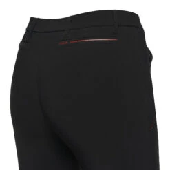 Cavalleria Toscana Team Red Stripe Knee Grip Breeches -Cavalleria Toscana Store team red stripe breech black back rt PAD160 JE010 9999 CT 90942.1639868507