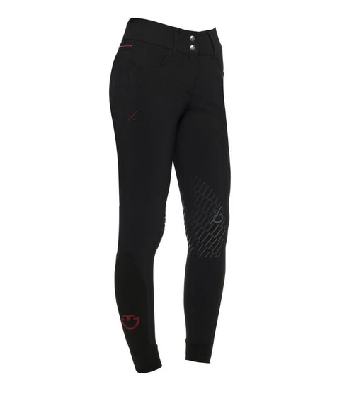 Cavalleria Toscana Team Red Stripe High Waist Breeches 5 Cavalleria Toscana Team Red Stripe High Waist Breeches - Image 3