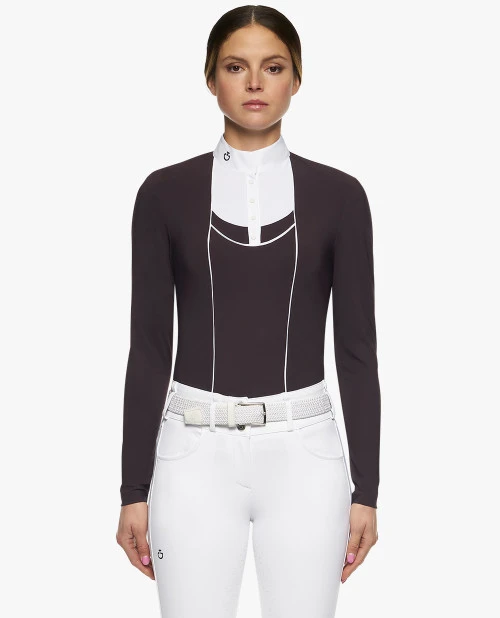 Cavalleria Toscana Tech Pique Show Polo Long Sleeve 3 Cavalleria Toscana Tech Pique Show Polo Long Sleeve