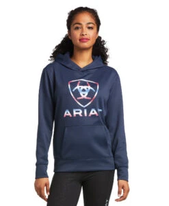Ariat TEK Hoodie 9 Ariat TEK Hoodie -Cavalleria Toscana Store tek hoodie blue nights front 10039793 ariat 76899.1653605127